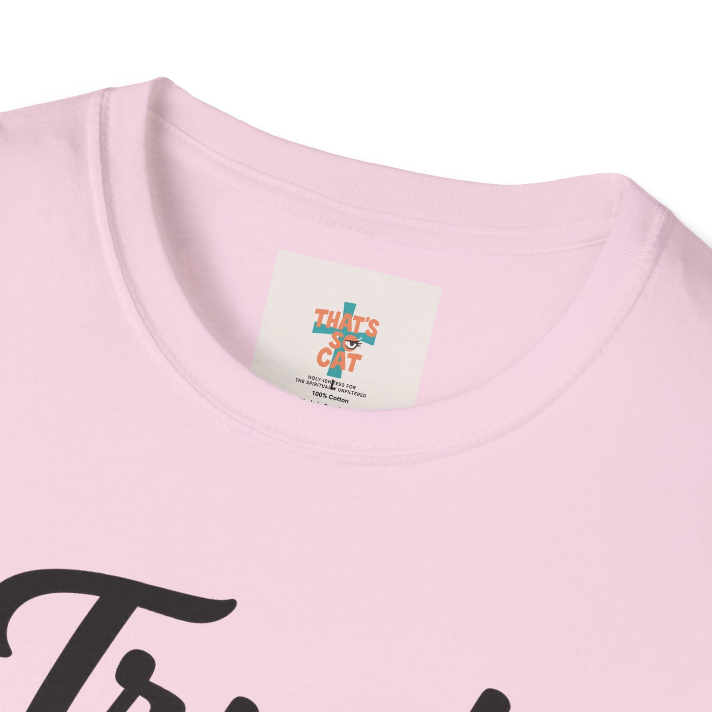 Trust God Unisex Softstyle T-Shirt | Faith-Based Apparel, Casual Wear, Gift for Believers, Inspirational Top, Christian T-Shirt