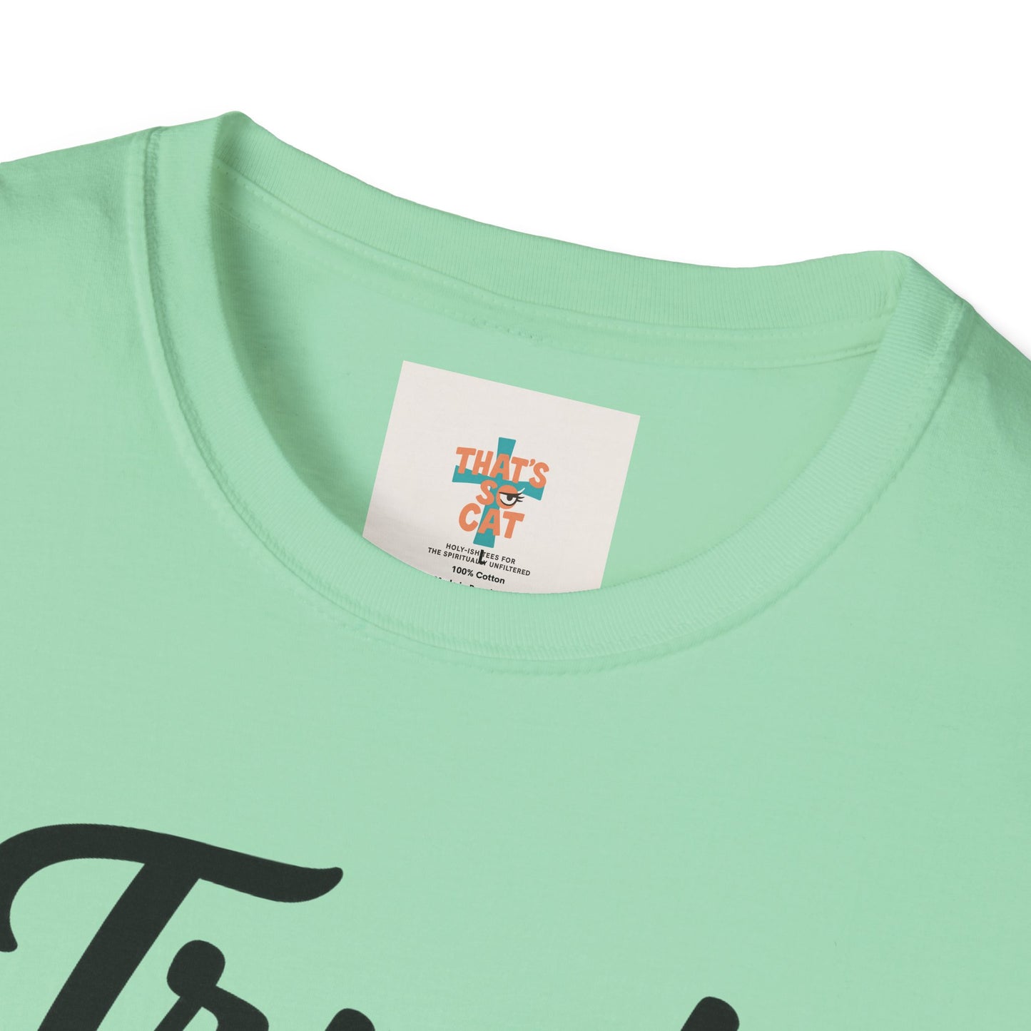 Trust God Unisex Softstyle T-Shirt | Faith-Based Apparel, Casual Wear, Gift for Believers, Inspirational Top, Christian T-Shirt