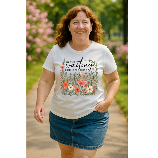 In The Waiting - Christian Graphic T-shirt