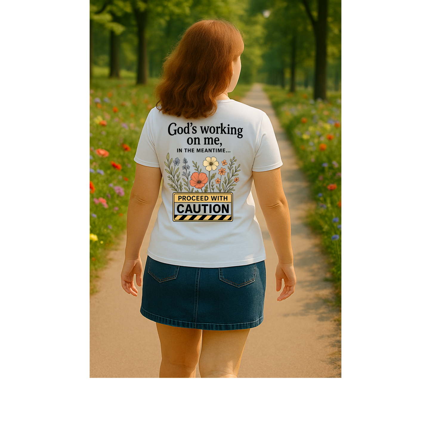 God's Working On Me - Christian Graphic T-Shirt