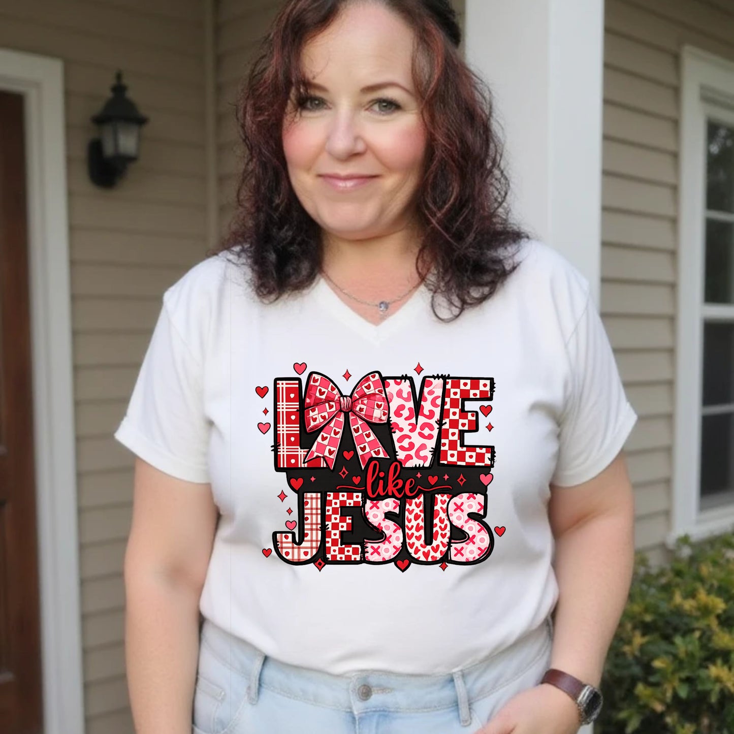 Love Like Jesus T-Shirt — Christian Valentine Tee