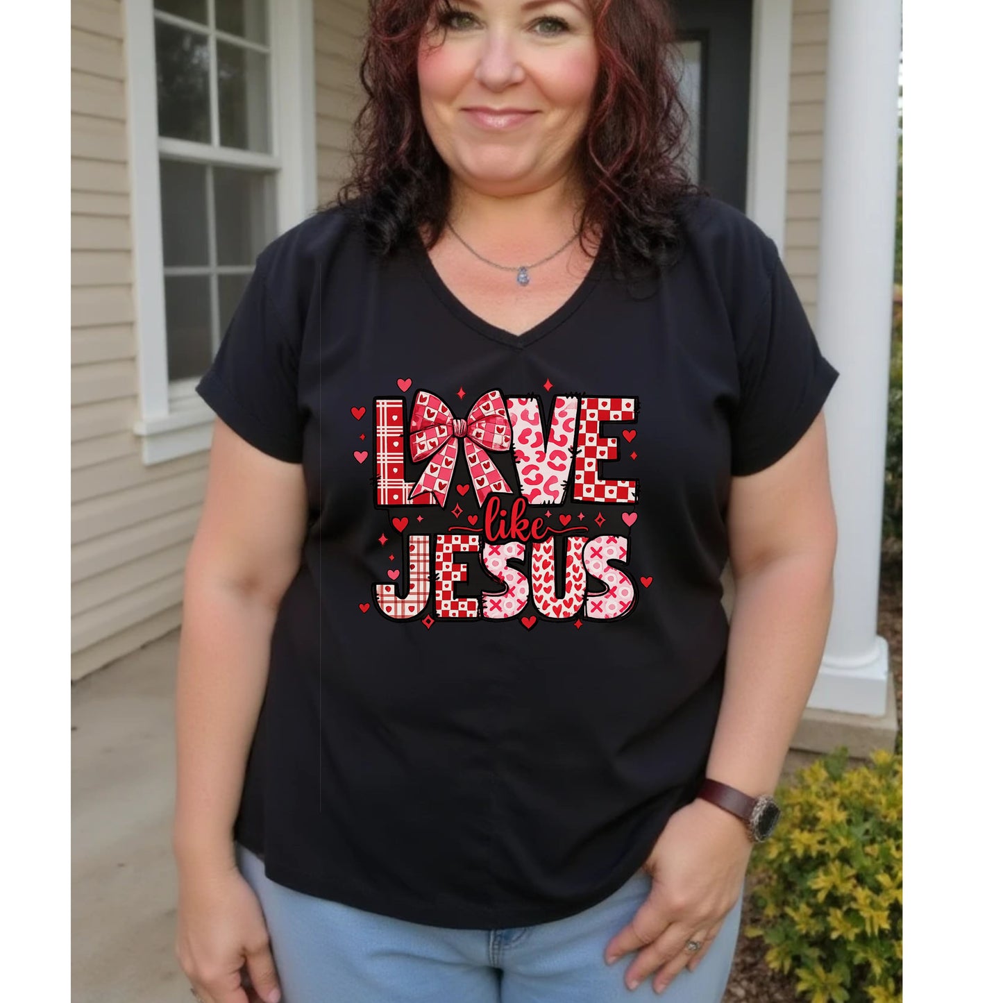 Love Like Jesus T-Shirt — Christian Valentine Tee