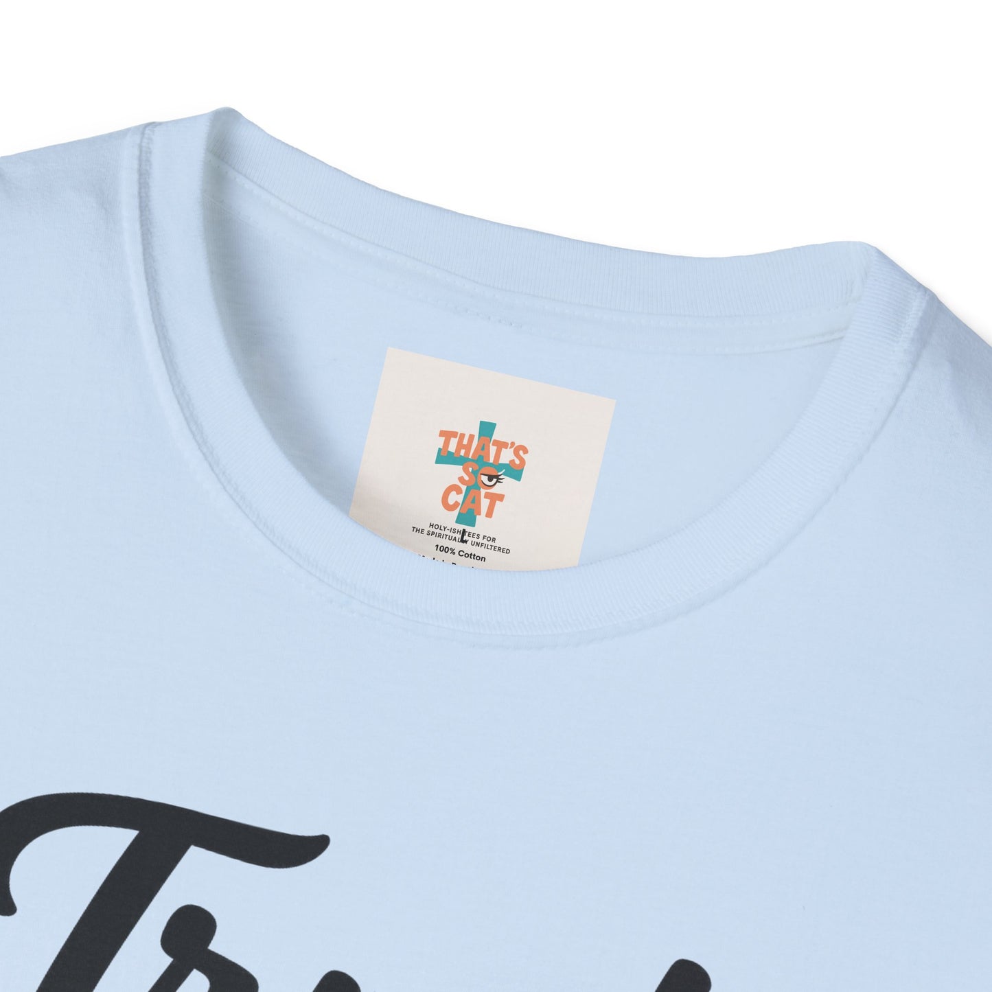 Trust God Unisex Softstyle T-Shirt | Faith-Based Apparel, Casual Wear, Gift for Believers, Inspirational Top, Christian T-Shirt
